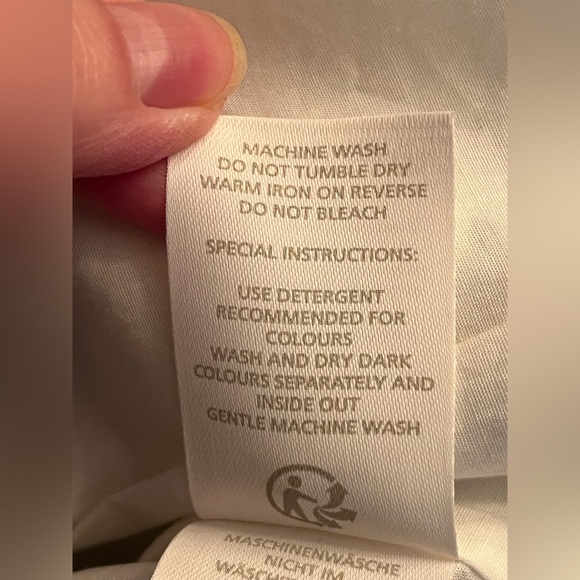 Boden Sierra Primrose White Navy Blue Floral Polka Dot Knee Length Dress Sz 10 - Picture 8 of 9